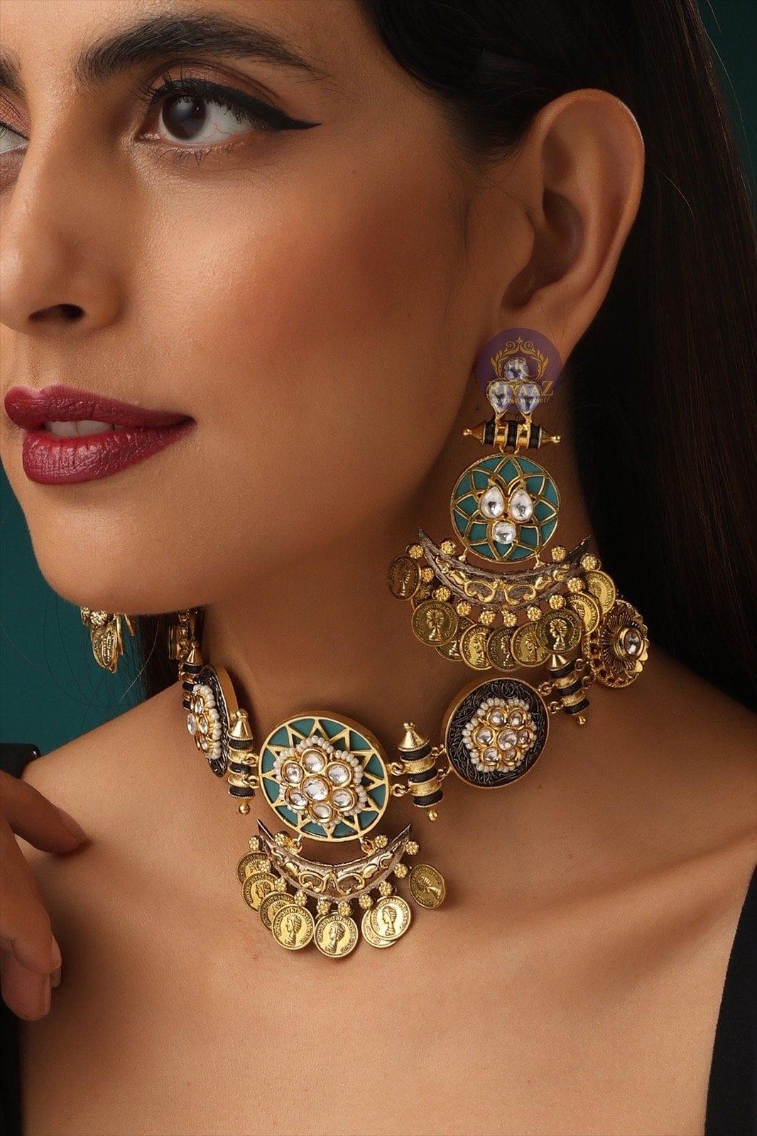 GlambyRivaaz Necklaces Viha Fusion Choker