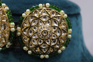 GlambyRivaaz Studs Statement Polki Studs
