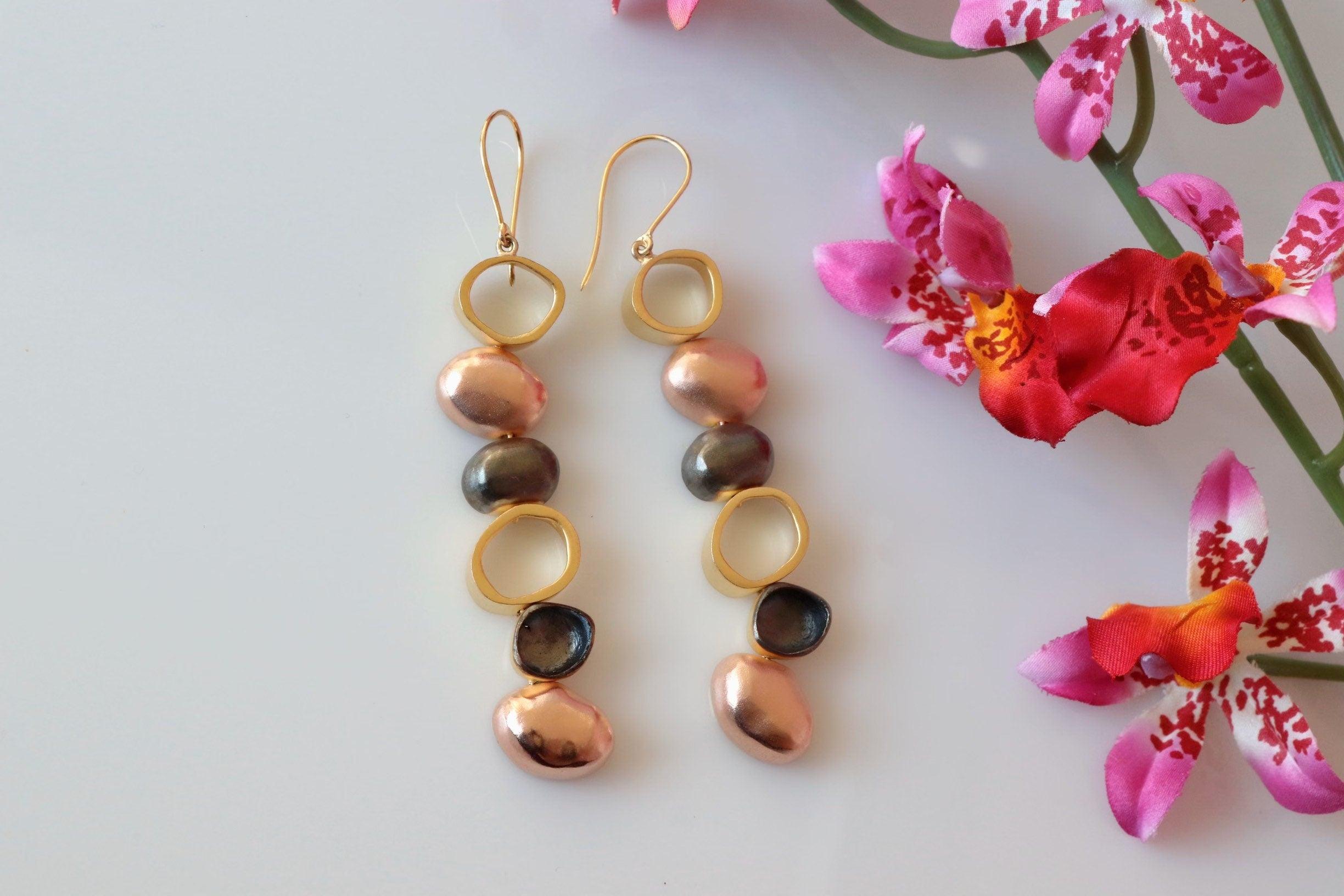 Avant Garde Earrings/ Statement Earrings/ Geometric Earrings/ Statement Jewelry