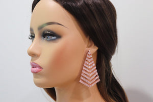 CZ Diamond Earrings | Statement Earrings |Statement Jewelry |Wedding Earrings | Diamond Earrings | Indian earrings | elegant earrings