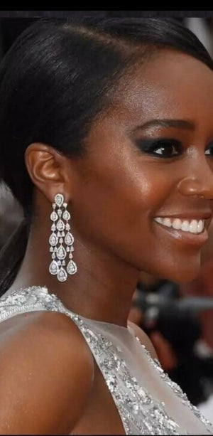 Sold Out Diamond Earrings/Earrings/ Statement Jewelry/ Statement Earrings/ Indian Jewelry/ Indian Earrings/ Cubic Zirconia Earrings