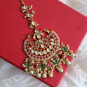 Fine Kundan MaangTikka | Maangtikka | Indian Jewelry | Pakistani Jewelry | Indian Forehead Jewelry | Tikka | Punjabi Jewelry |
