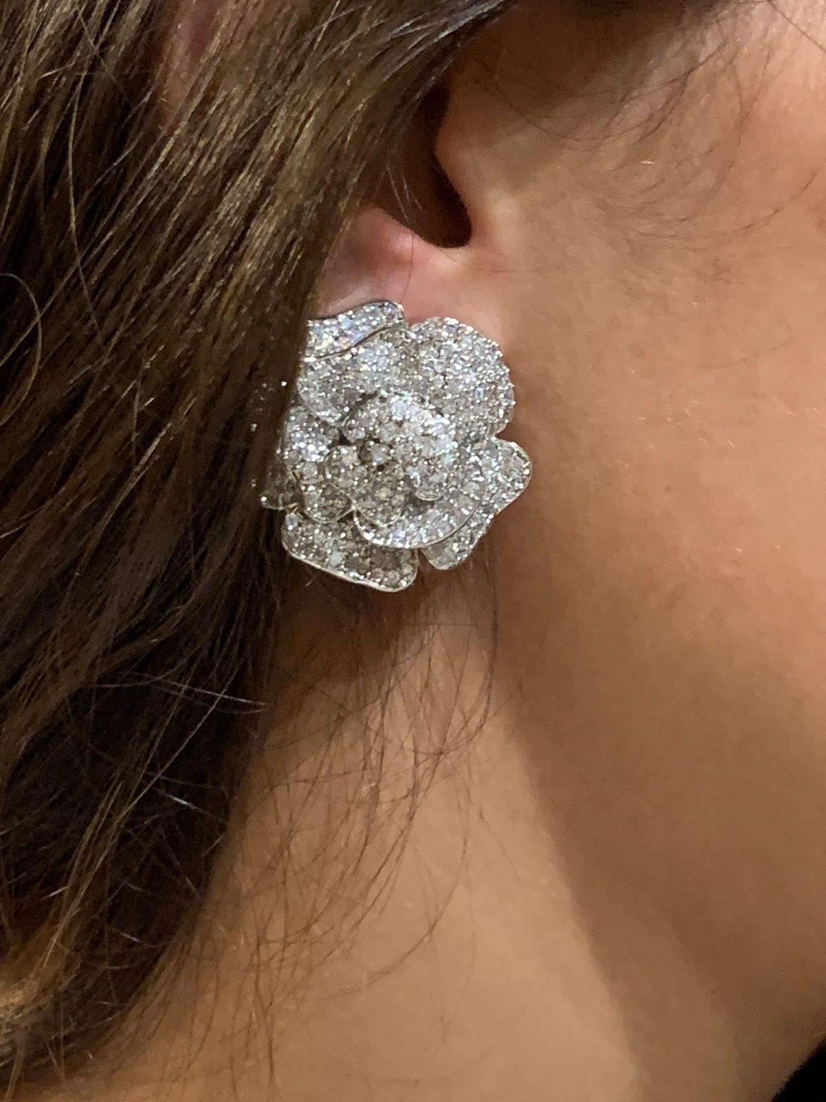 CZ Diamond Studs/ Indian jewelry/ Indian Earrings/ / Pakistani Jewelry/ Statement Jewelry/ Statement Studs/