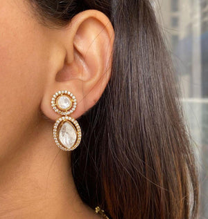 Kundan Long Necklace Kundan Set Long Indian Necklace Rani Haar Victorian Necklace India