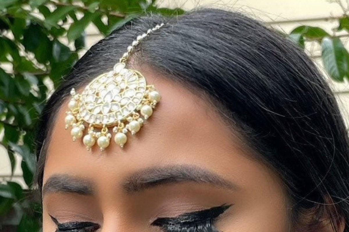 Fine Kundan MaangTikka | Maangtikka | Indian Jewelry | Pakistani Jewelry | Indian Forehead Jewelry | Tikka | Punjabi Jewelry |