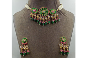 Pacchi Kundan Jadau Choker | Jadtar Kundan Choker | Indian Kundan Choker | Indian Jewelry Set | Tayani Choker | Moissanite Choker