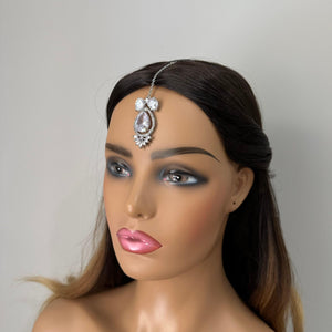CZ tikka Indian Forehead Jewelry Pakistani tikkah Indian Hair Jewelry Maangtikka
