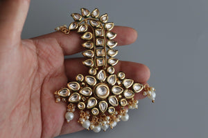Kalgi Kundan Gold Dulha Kalangi Kundan Groom Jewelry Wedding Jewelry Safa Dulha Jewelry Groom Head Jewelry Groom Turban Kundan Serpech Safa