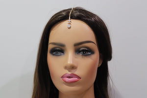 Gold CZ Tikka • Maangtikka • Small Tikka • Kids Tikka • Tikka Jewelry • Diamond Tikka • Indian Forehead Jewelry • Gold Tikka • Tikli •Dainty