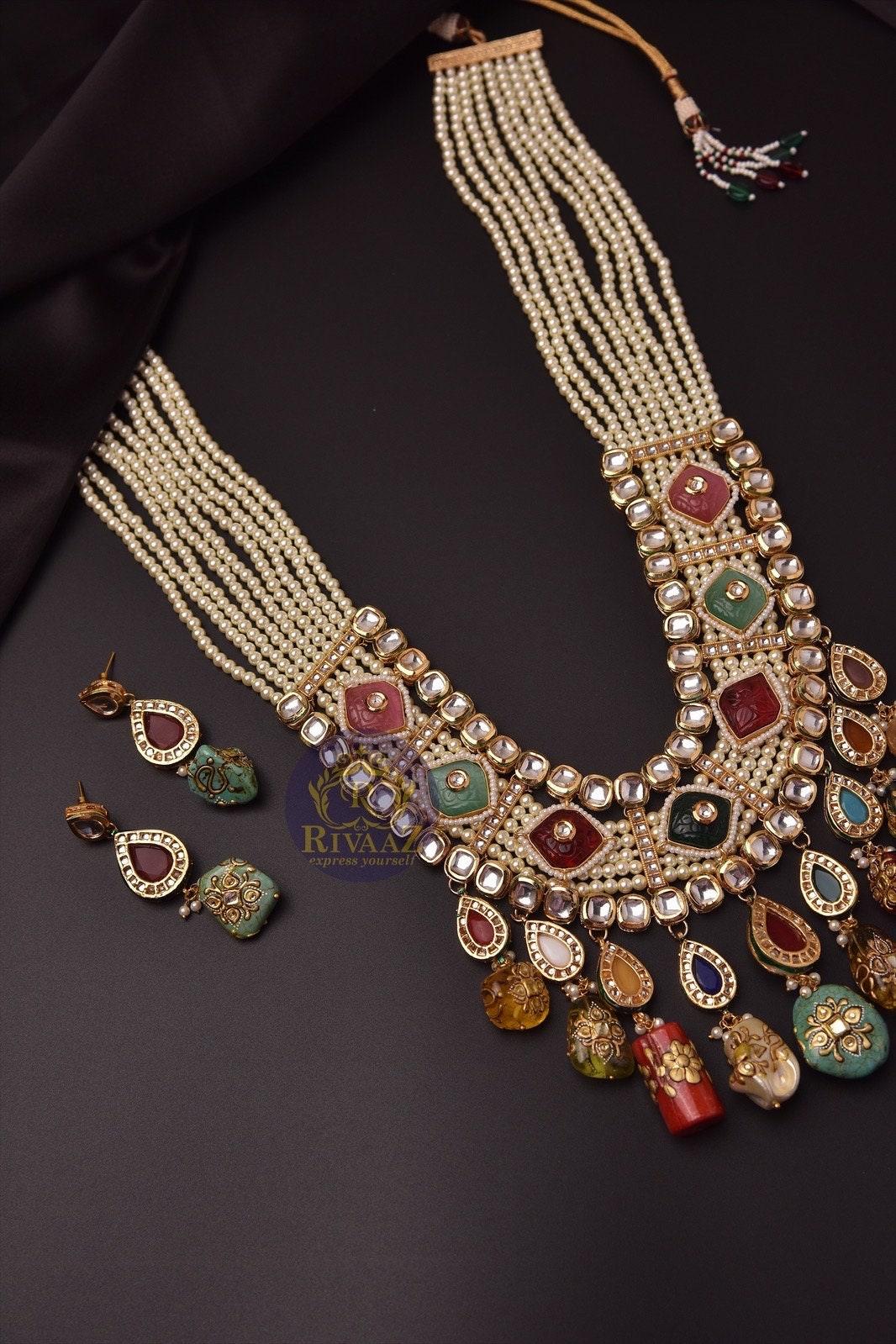 Sufi Pearl Navratan Rani Haar