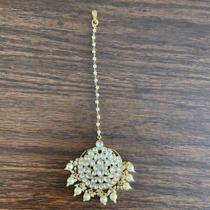 Fine Kundan MaangTikka | Maangtikka | Indian Jewelry | Pakistani Jewelry | Indian Forehead Jewelry | Tikka | Punjabi Jewelry |