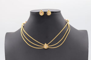 Gold Choker/ Indian Necklace/ Indian Jewelry/ Indian Gold Necklace/ Indian Wedding Necklace/ Indkan Choker