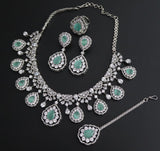 5 Piece CZ Diamond Necklace Set