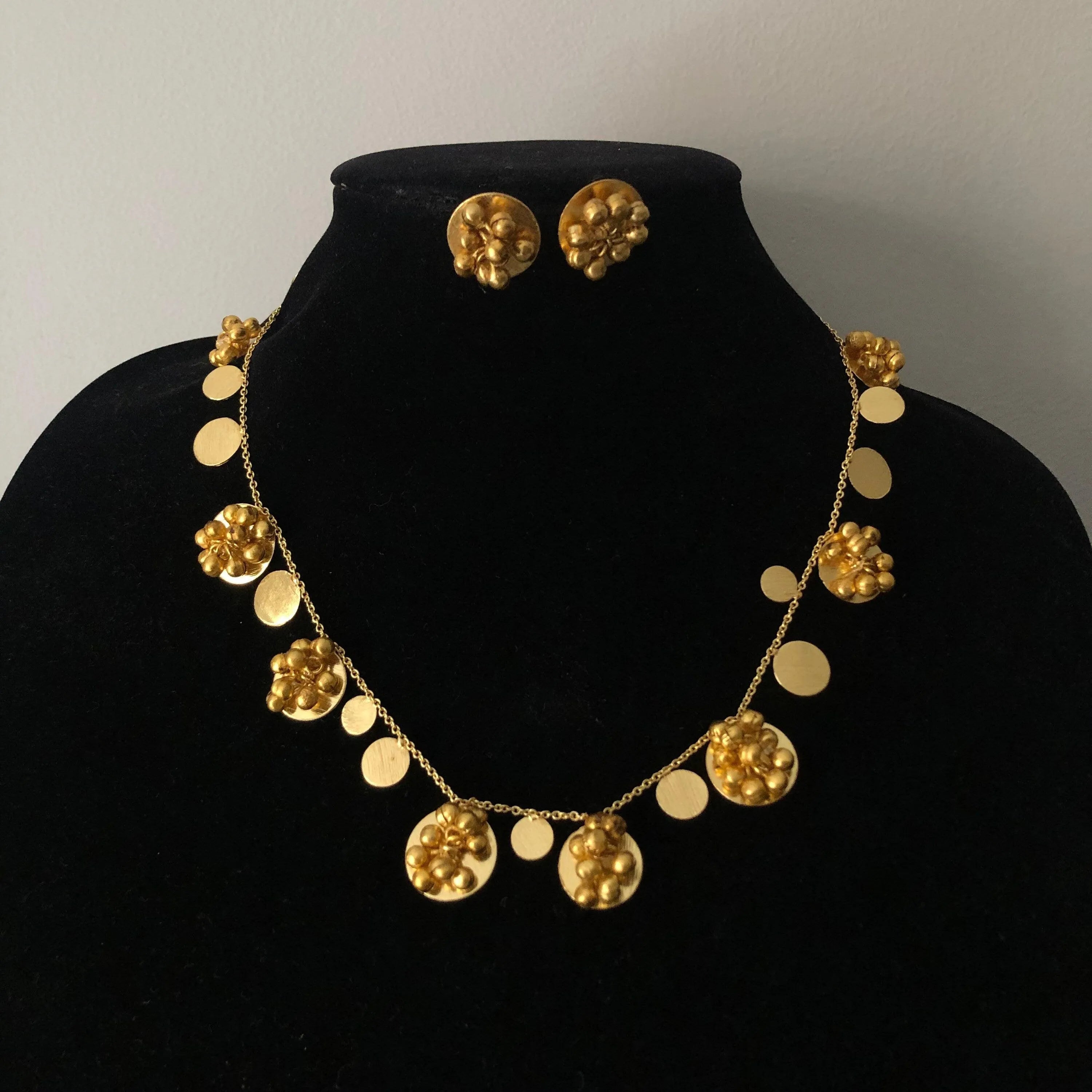 Long Gold Necklace with Ghungroo Beads | Indian Jewelry