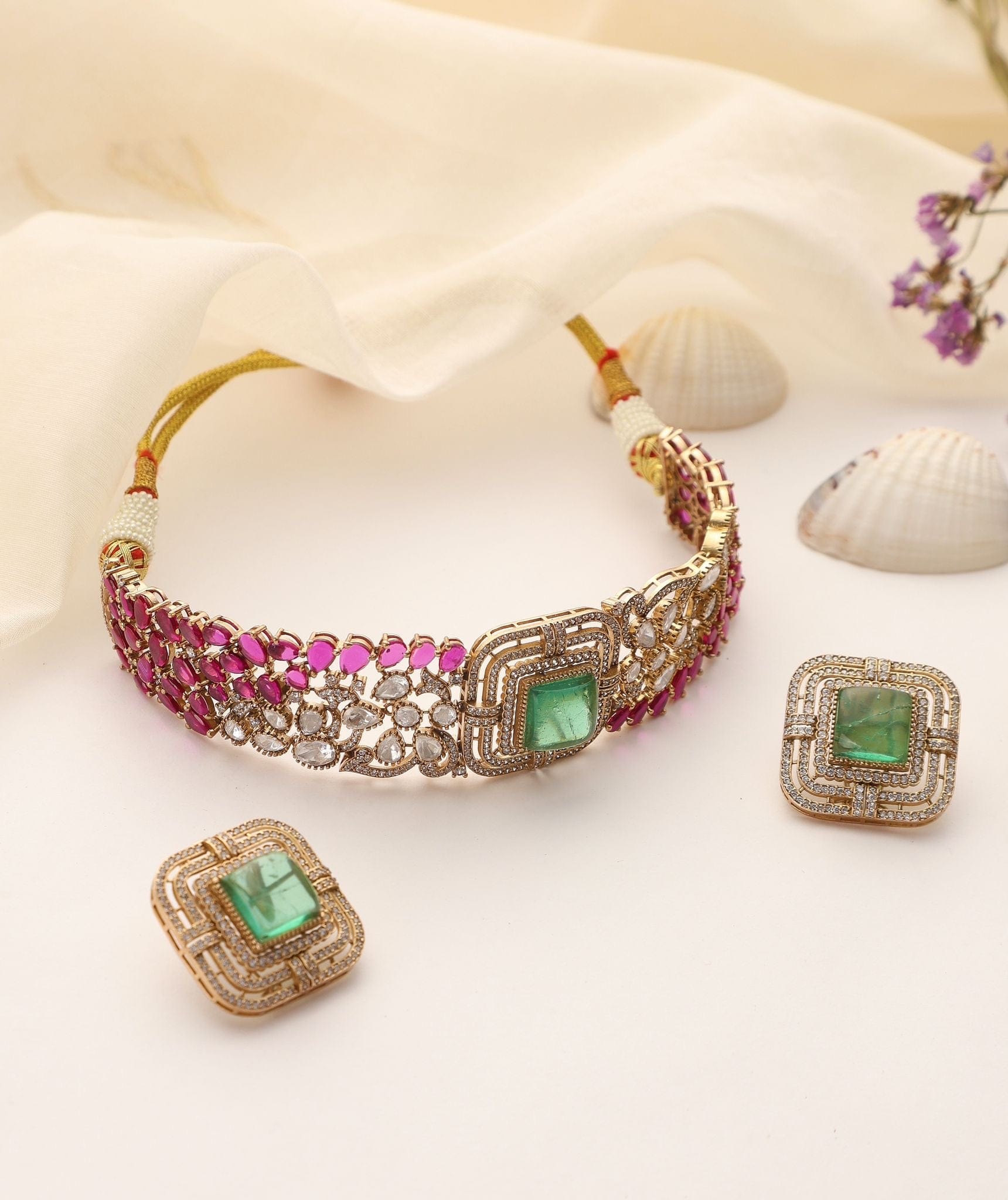 Ishra Mossonite Choker