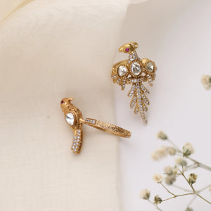 Mosonite Statement Ring (Adjustable)