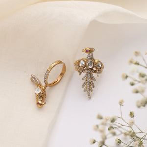 Mosonite Statement Ring (Adjustable)