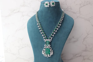 MyRivaaz Nita Long Emerald Doublet Set
