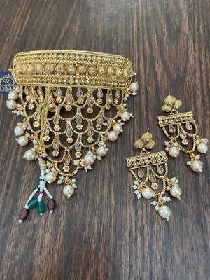 Alina Gold Choker Necklace