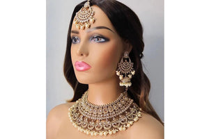 Anisha Antique Gold Polki Choker