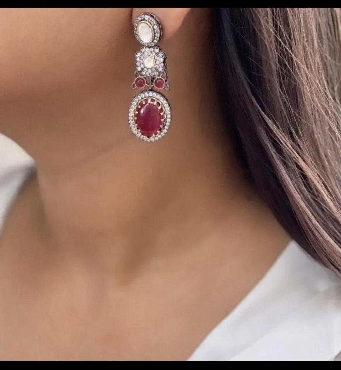 Anvi Navratan Kundan Necklace