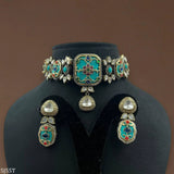 Aqua Nisha Kundan Choker