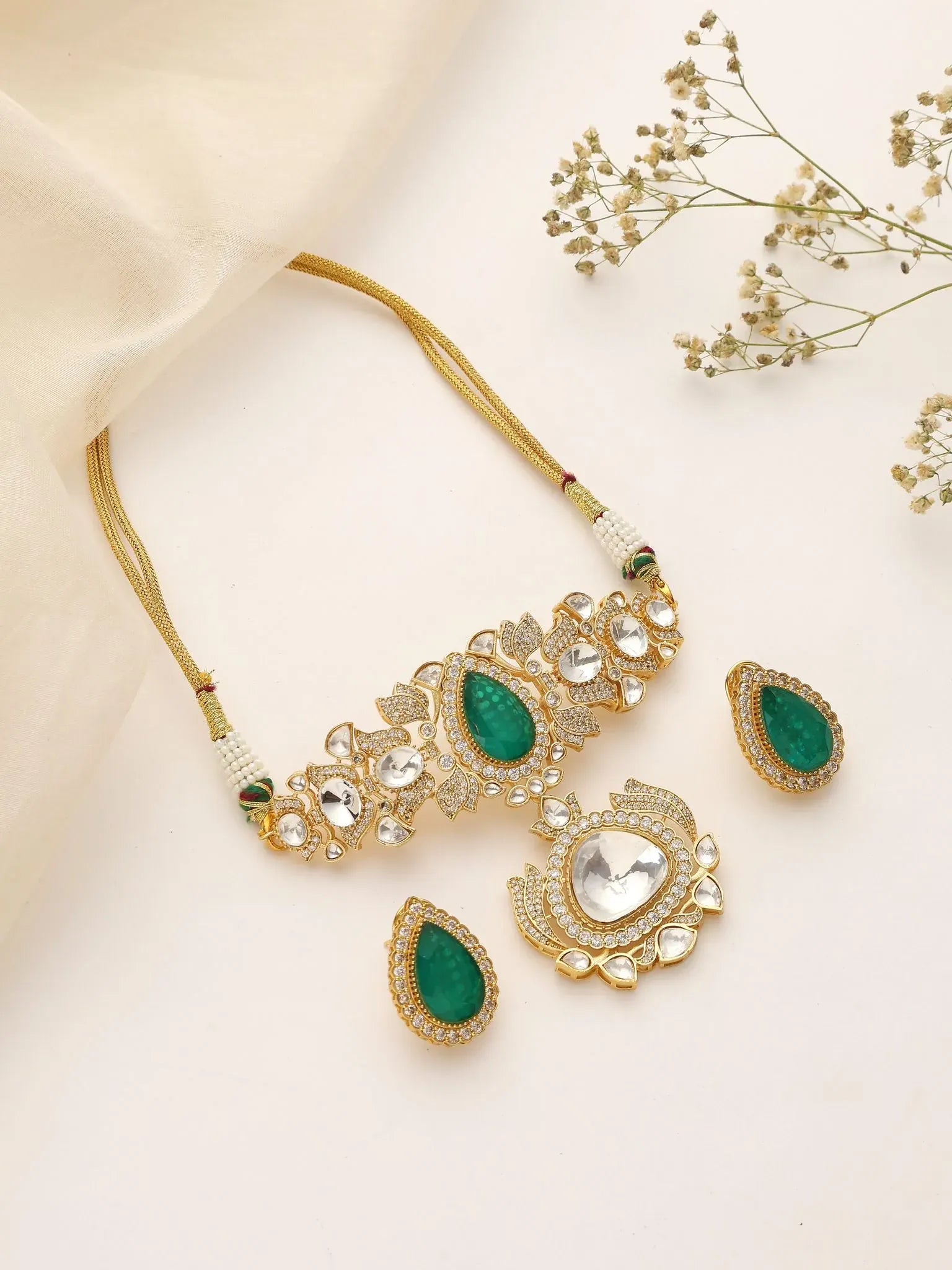 Arza Antique Gold Victorian Choker