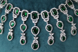Avi Emerald Green CZ Set