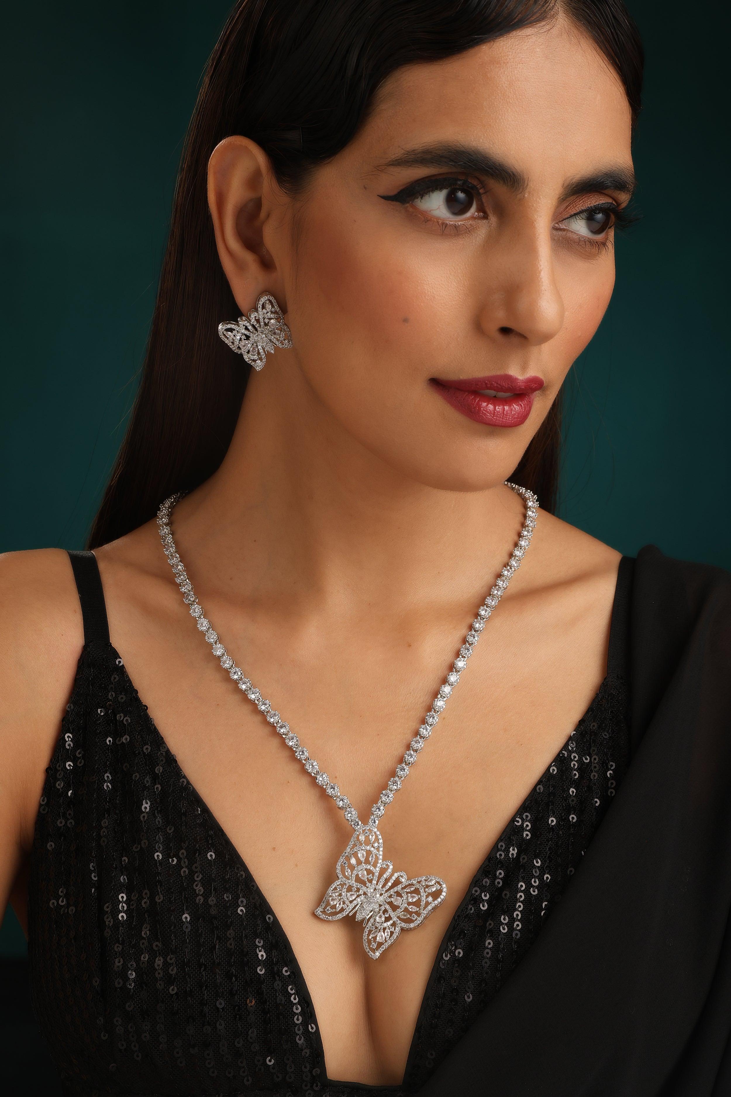 Butterfly Pendant Set