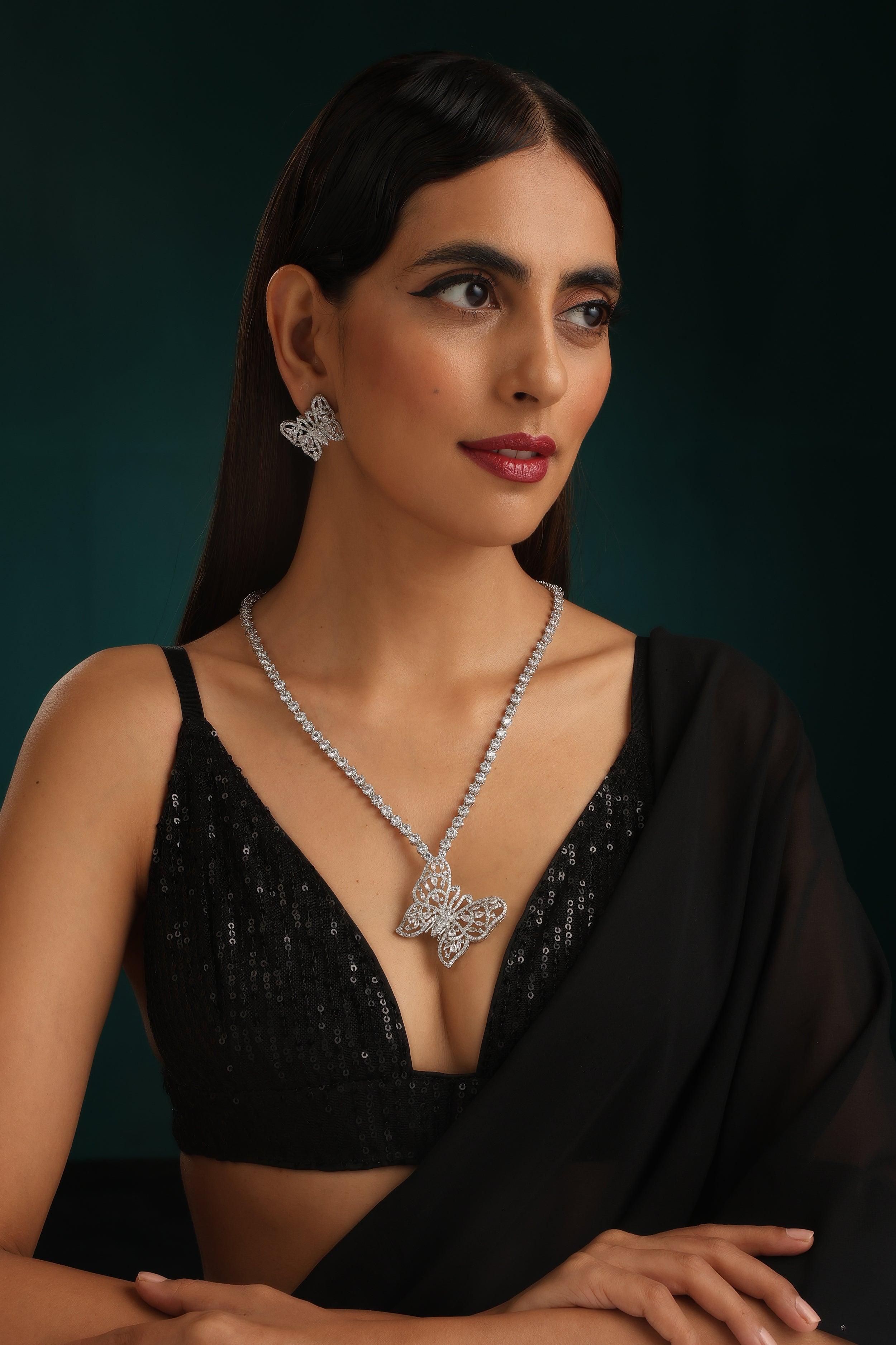 Butterfly Pendant Set