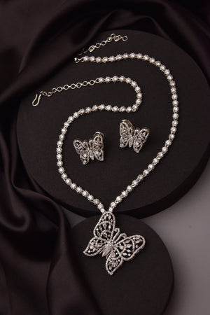 Butterfly Pendant Set
