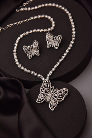 Butterfly Pendant Set