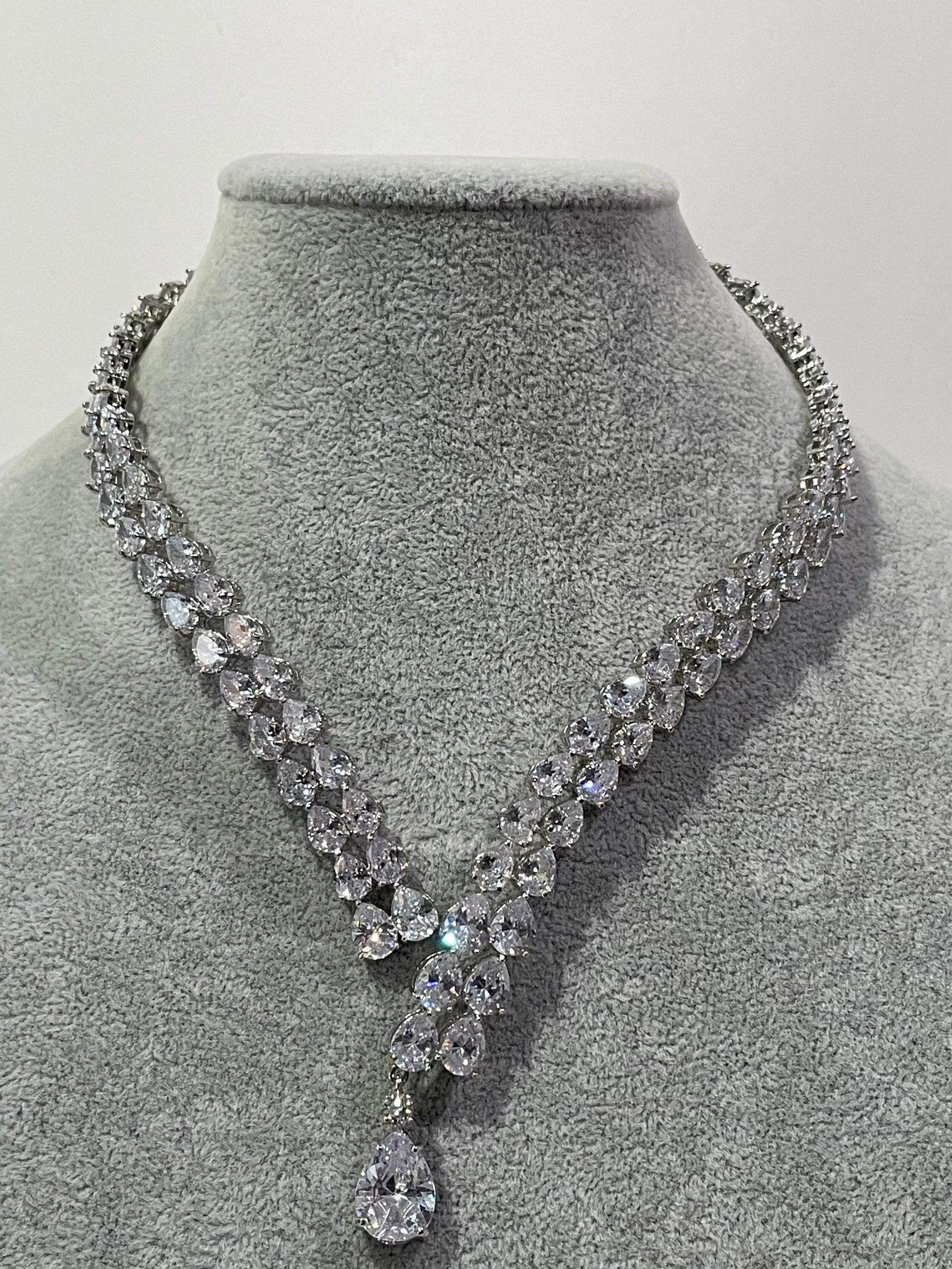 Casy Collar CZ Diamond Necklace