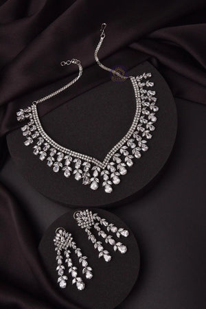Diana Silver CZ Set