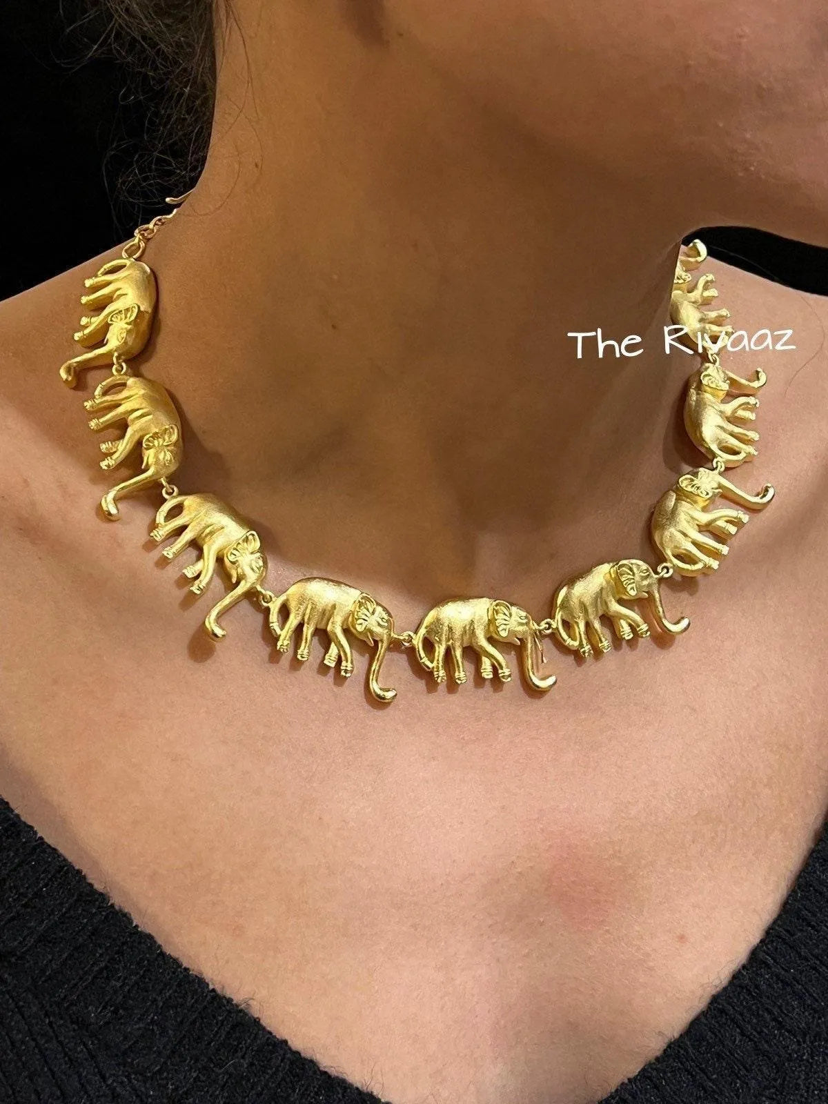 Elephant Gold Necklace