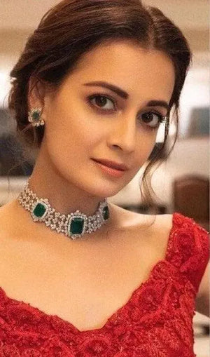 Emerald Diamond CZ Choker