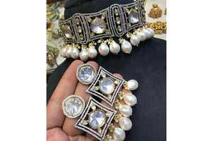 Fine Pearl Kundan Choker