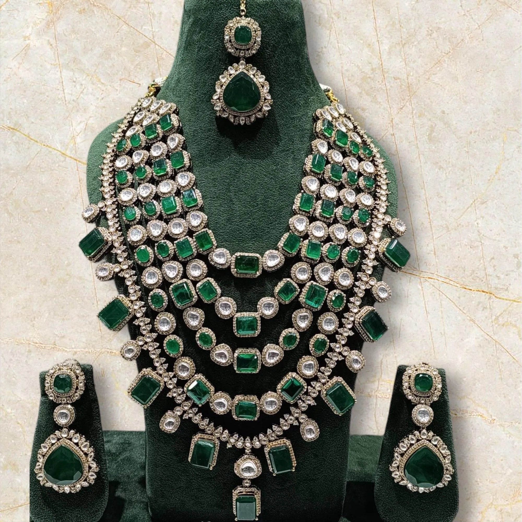 Green Parineeti Bridal Set