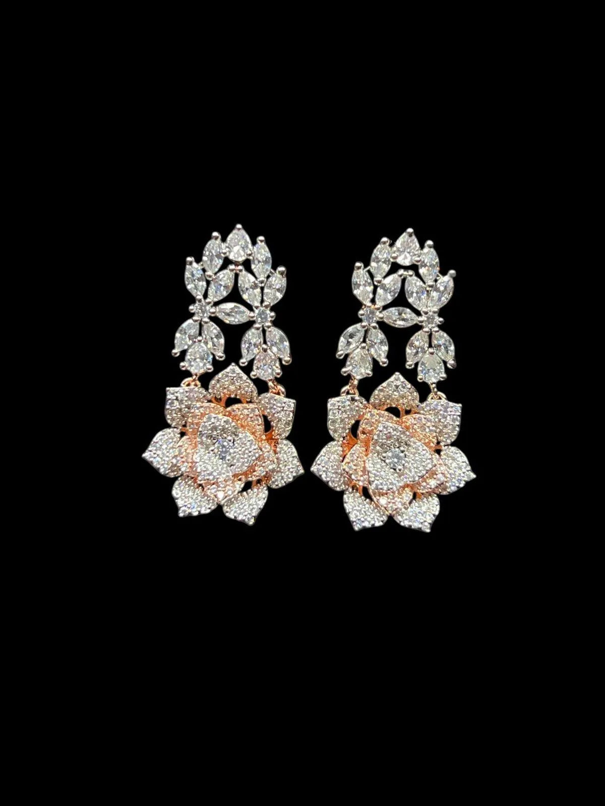 Ira CZ Rose Necklace