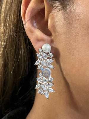 Judy CZ Pearl Necklace