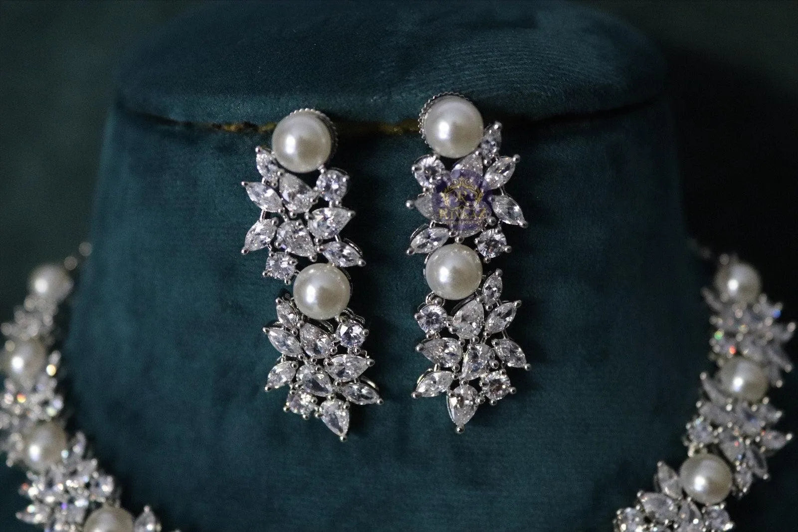 Judy CZ Pearl Necklace