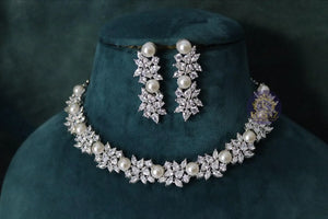 Judy CZ Pearl Necklace