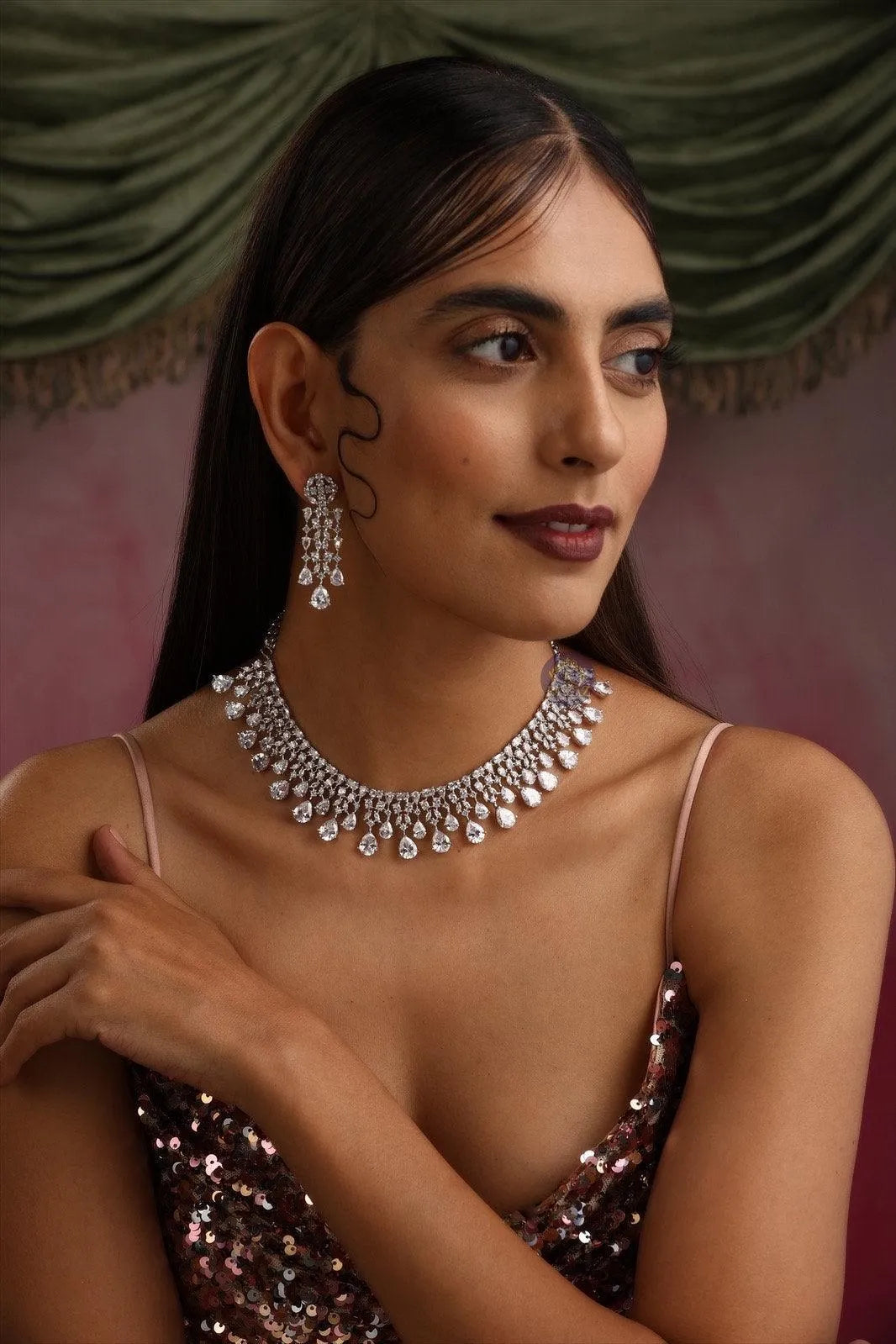 June CZ Necklace Set