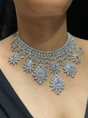 Kate Silver Necklace Set 5 piece