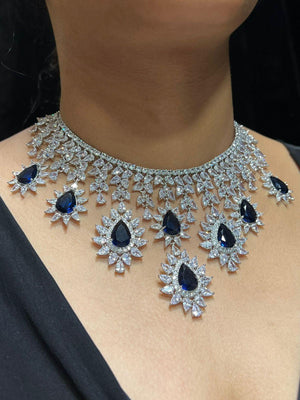 Kate Silver Necklace Set 5 piece