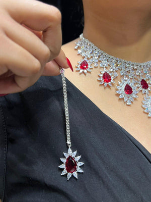 Kate Silver Necklace Set 5 piece