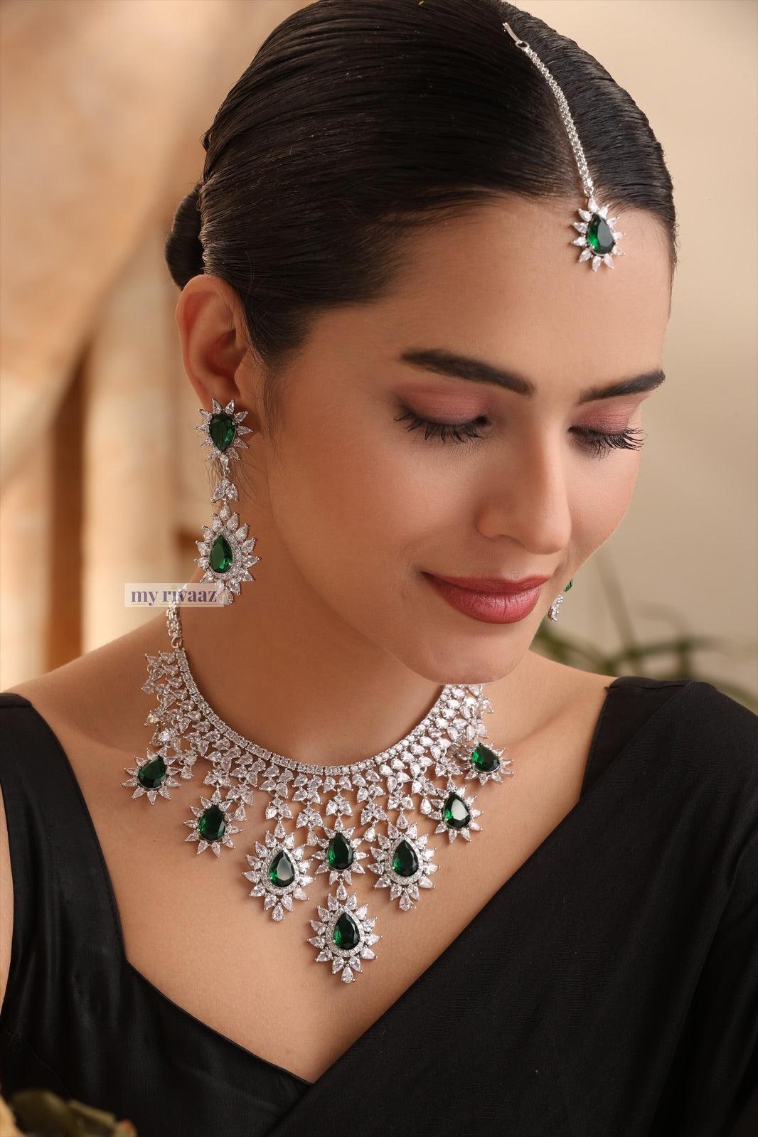 Kate Silver Necklace Set 5 piece