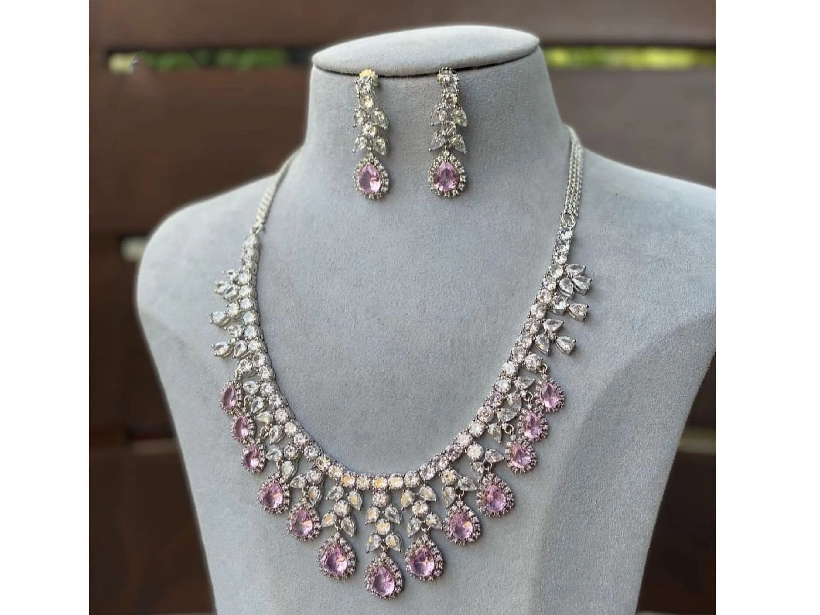 May Pink Diamond Necklace