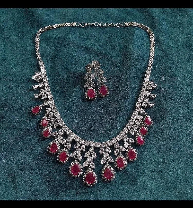 May Ruby Diamond Necklace