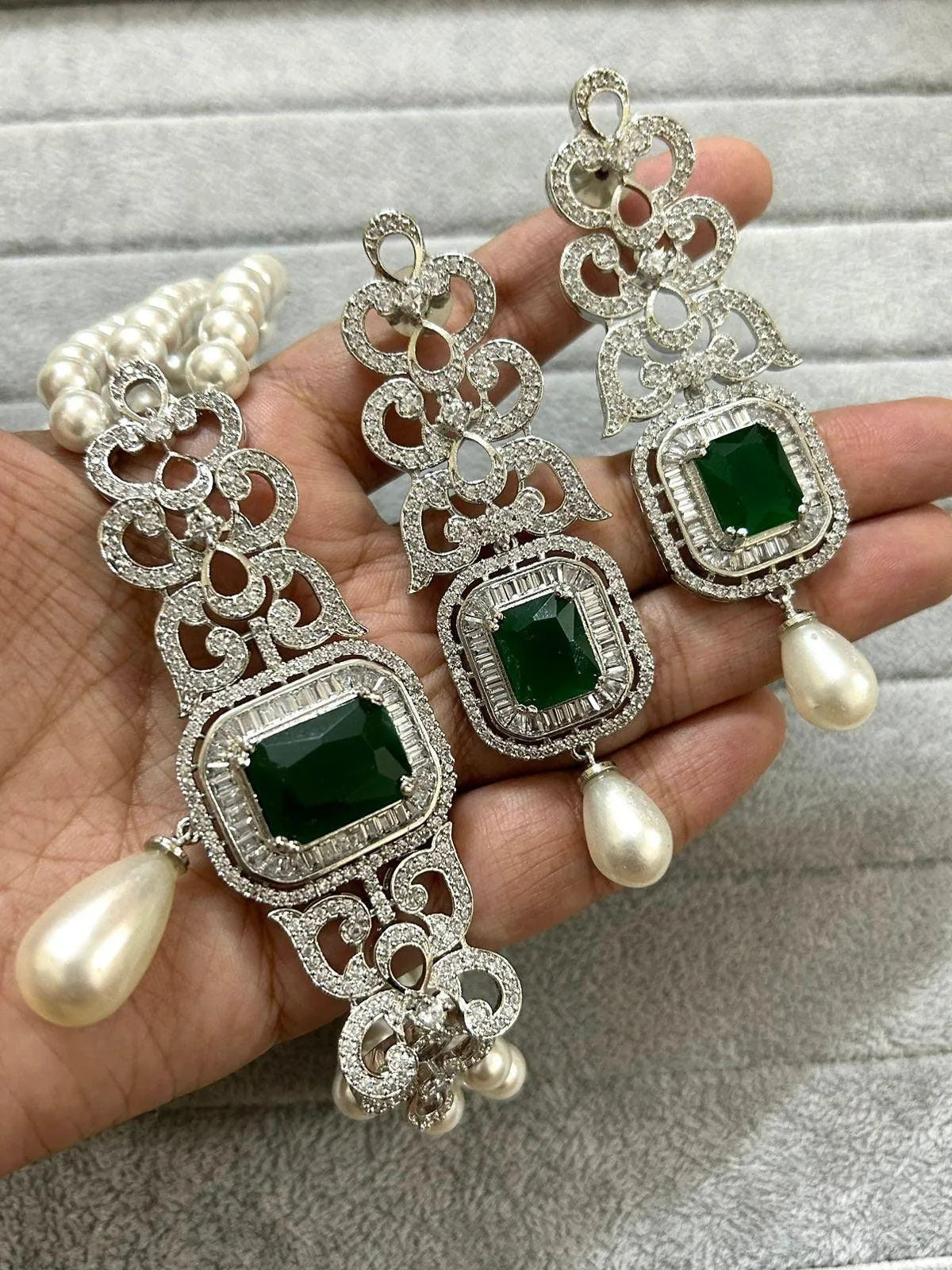 Niya CZ Diamond Choker Necklace